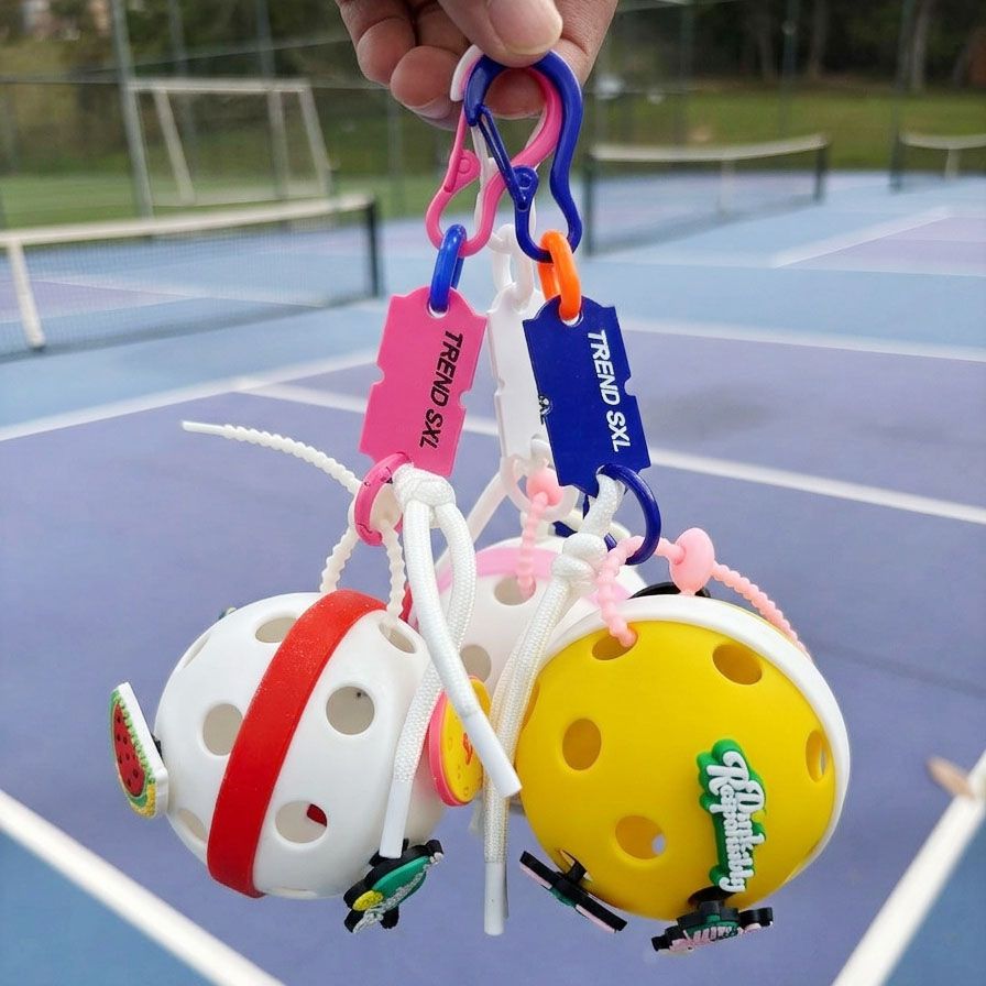 Style B 1PC Pickleball Bag Charm Gift, Sports Bag Hanging Ornament, Pickleball Accessory Decoration for Sports Lovers โ image 5
