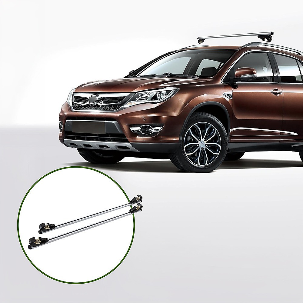 Universal Car Top Roof Rail Rack Cross Bar Aluminium Lockable 1350MM โ image 2