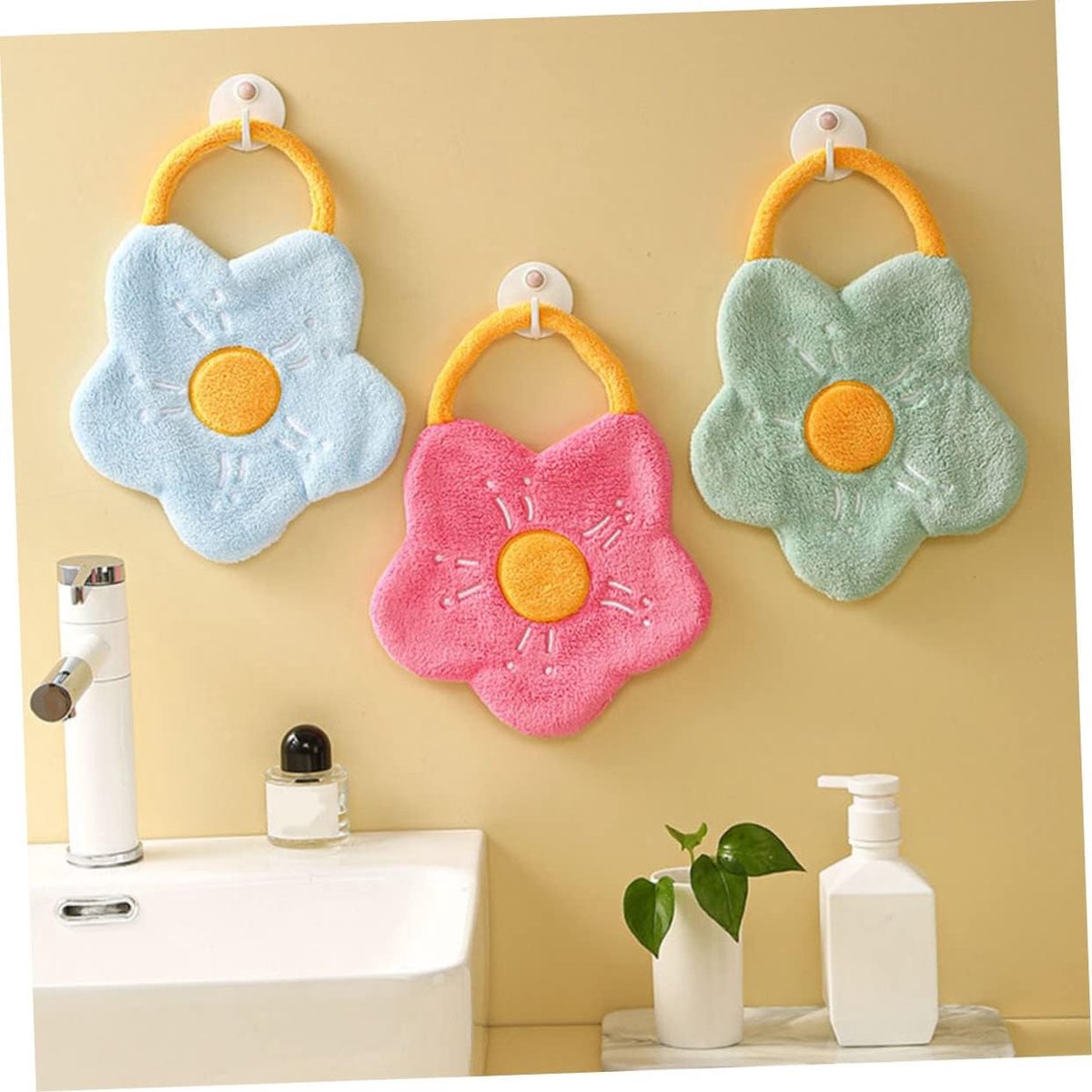 Towels - 4 Pieces - Decorative Towels - Toilet Towel - Guest Towel - WC Towel - Dryer Towels - Nice Towels - For The Bathroom - Dry Your Hands Instantly - In 4 — image 3