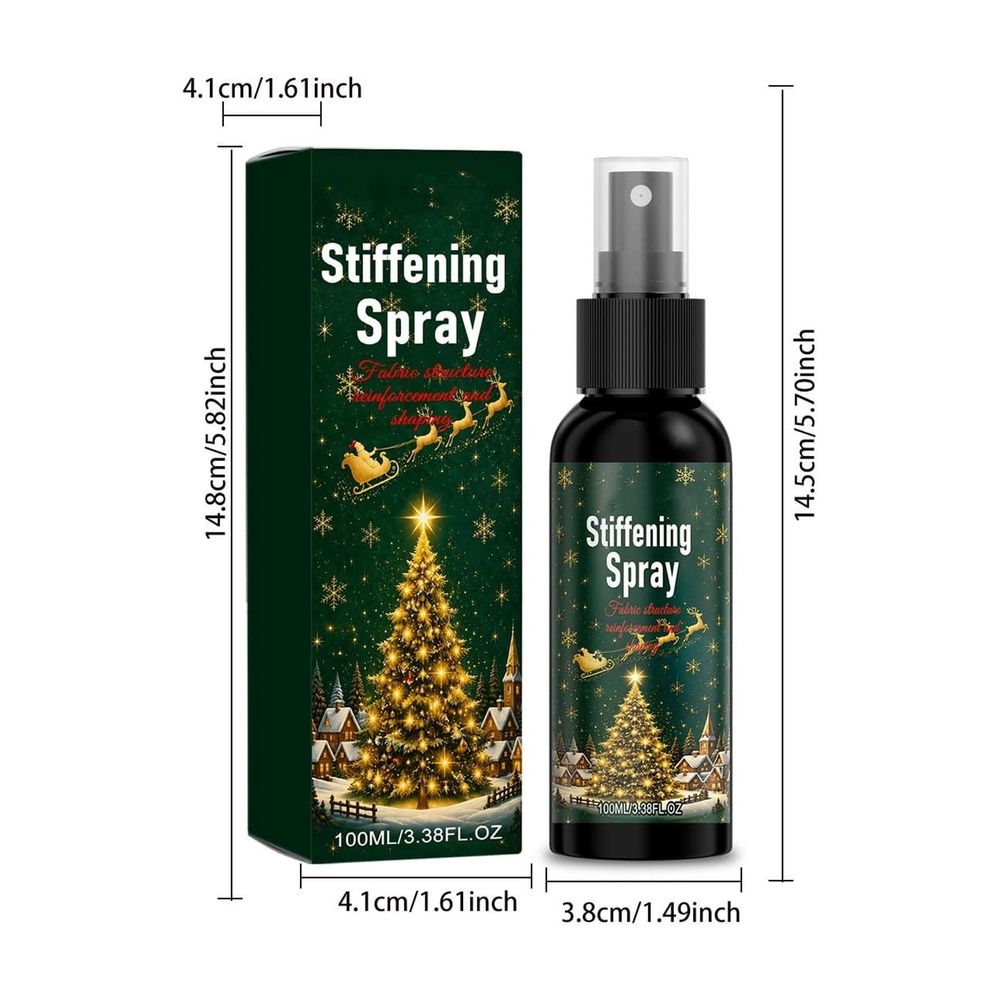 Stiffening Spray For Fabric 100ML -Dry To Hat Shape Reinforce Deformation Cotton Canvas Holiday Textiles