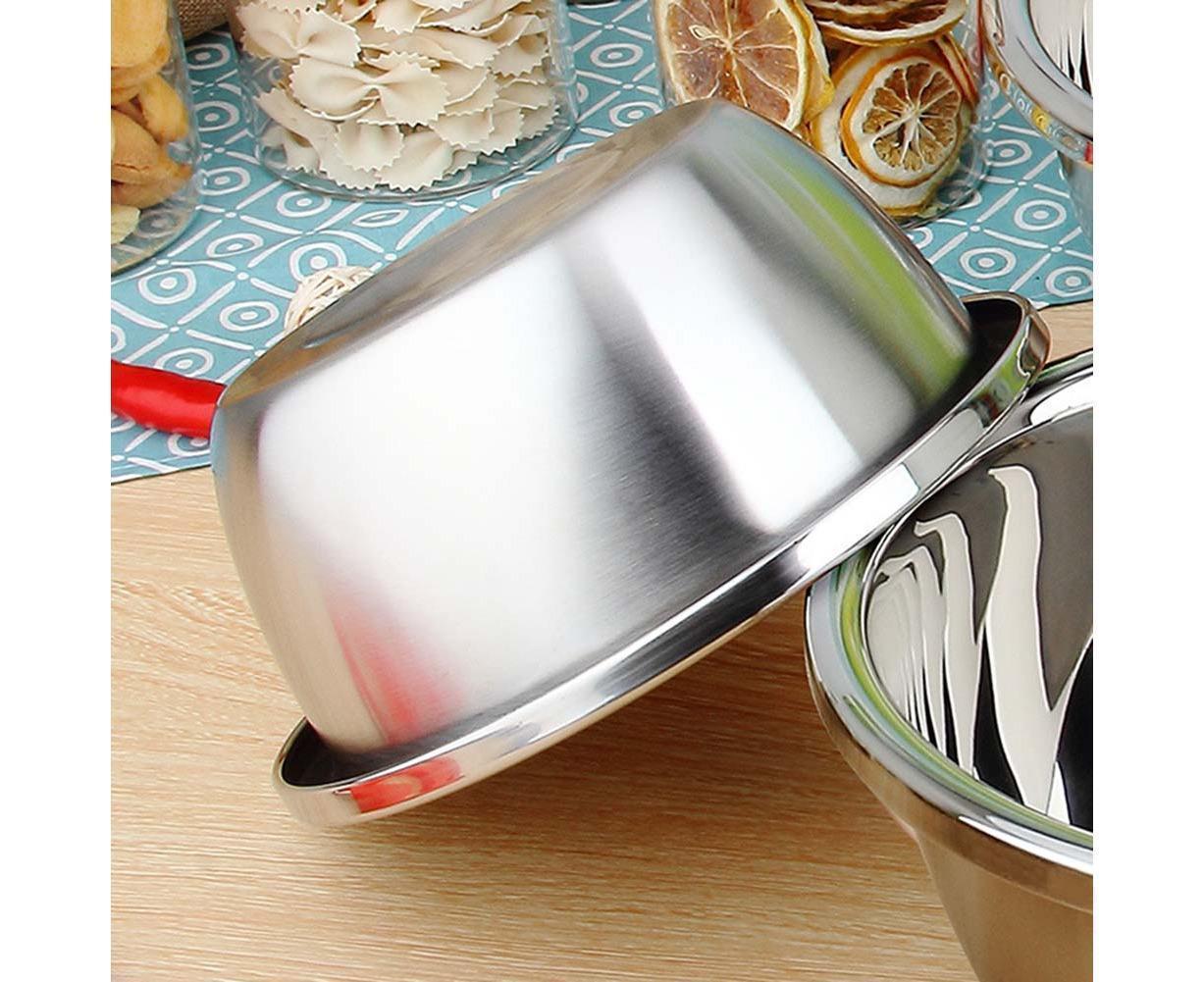 Thickened Stainless Steel Rice Noodles Soup Bowl Vegetables Basin Kitchenware-20cm โ image 4