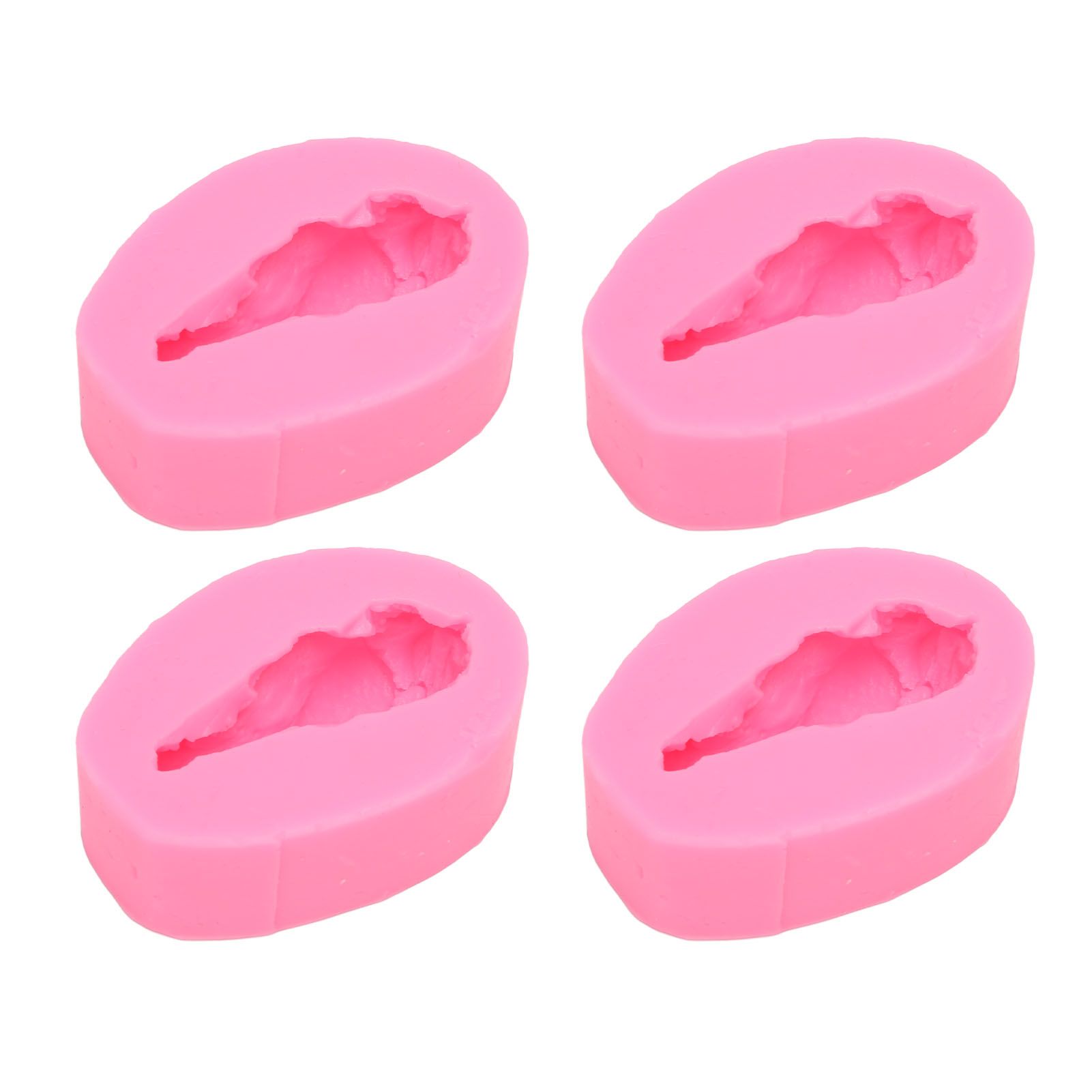 4 Pcs Silicone Mold Drumstick Shape Fondant Silicone Mold Chocolate Cake Decorating Mold DIY Pastry Baking Mold — image 2