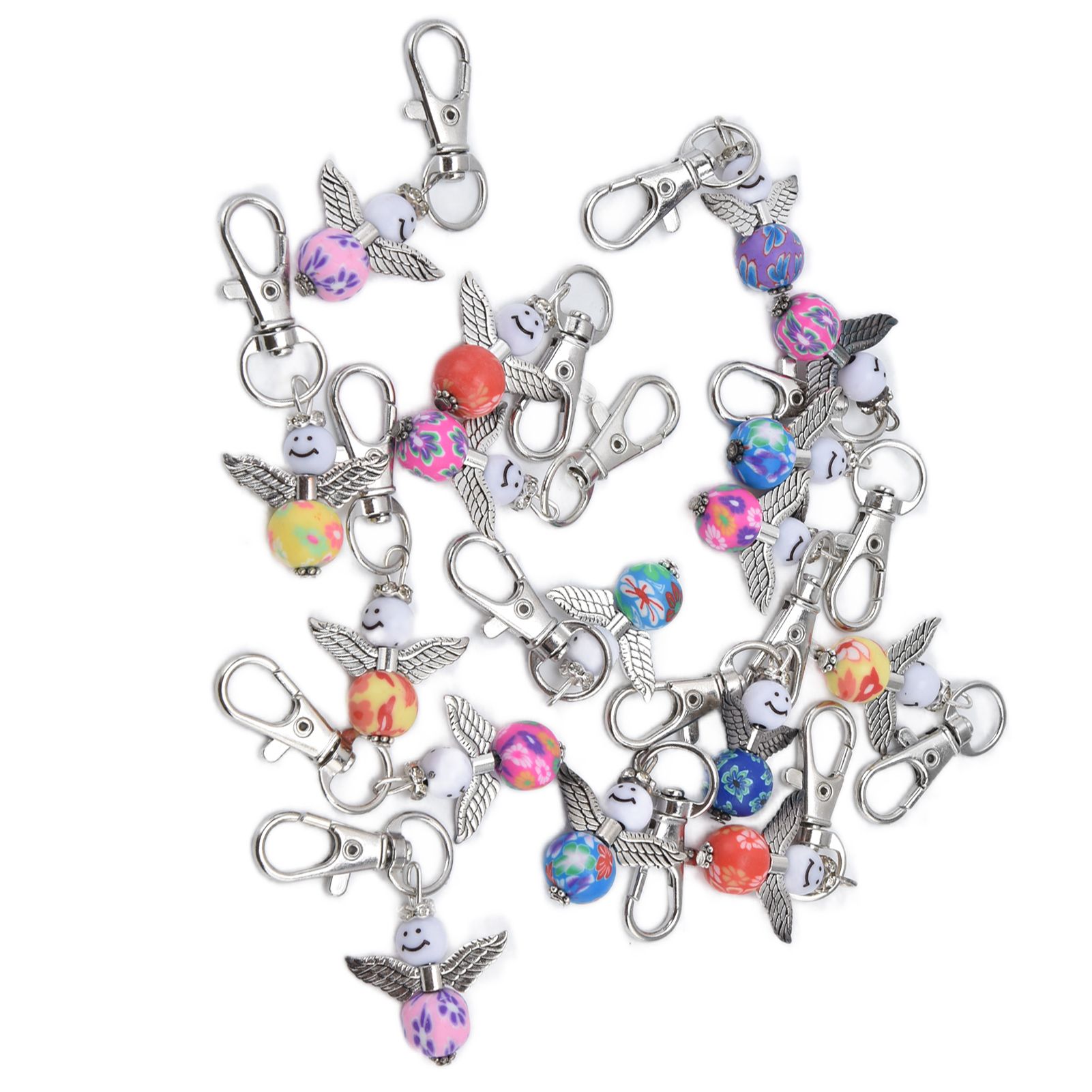 20PCS Cute Keychain Set with Cards Gift Bags for Baby Shower Bridal Shower Wedding Charm Party Favors β image 4