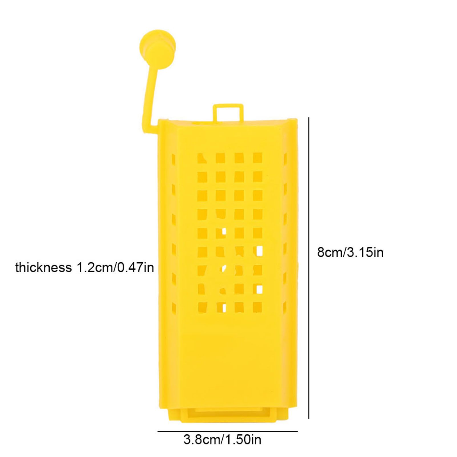 10Pcs Plastic Queen Bee Cages Transporting Catcher Beekeeper Beekeeping Tool — image 4