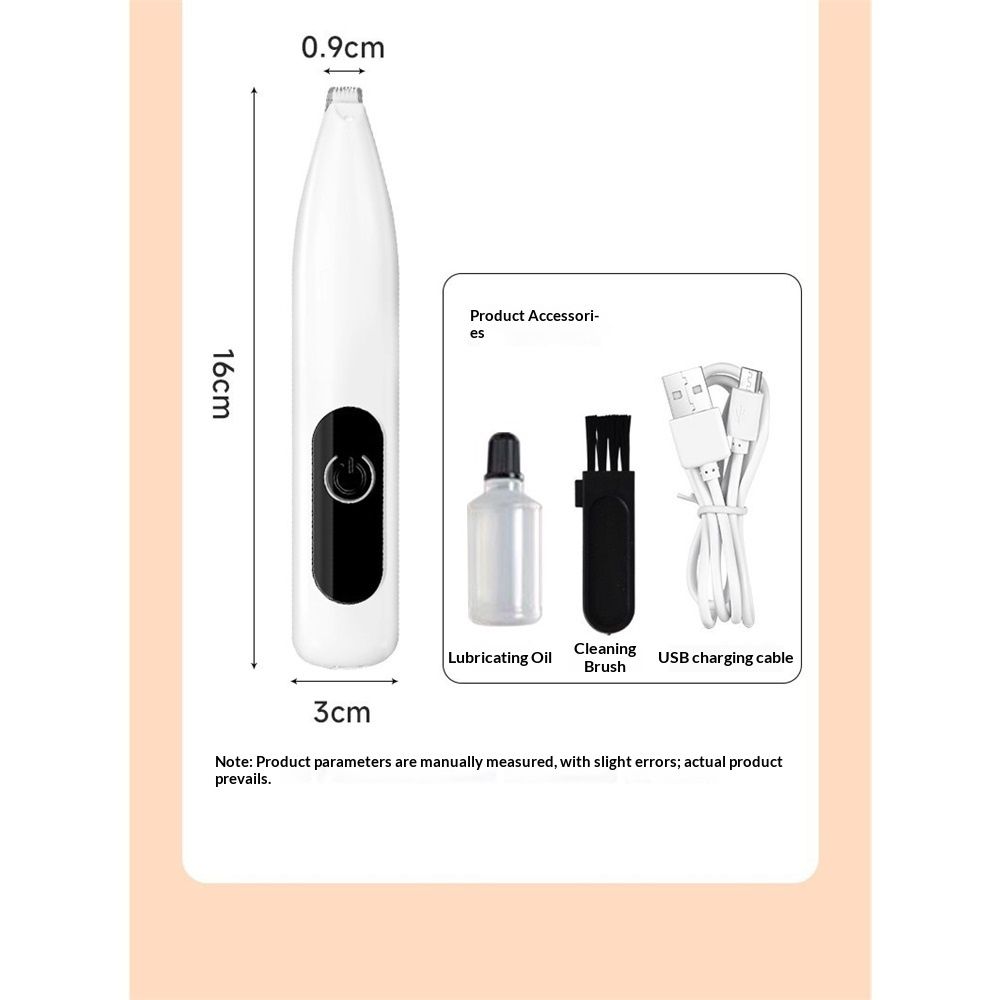 Pet Micro Precision Trimmer, Multifunctional Pet Hair Clippers for Grooming with LED Light, Low Noise Waterproof Rechargeable Pet Paw Trimmer for Pet — image 5