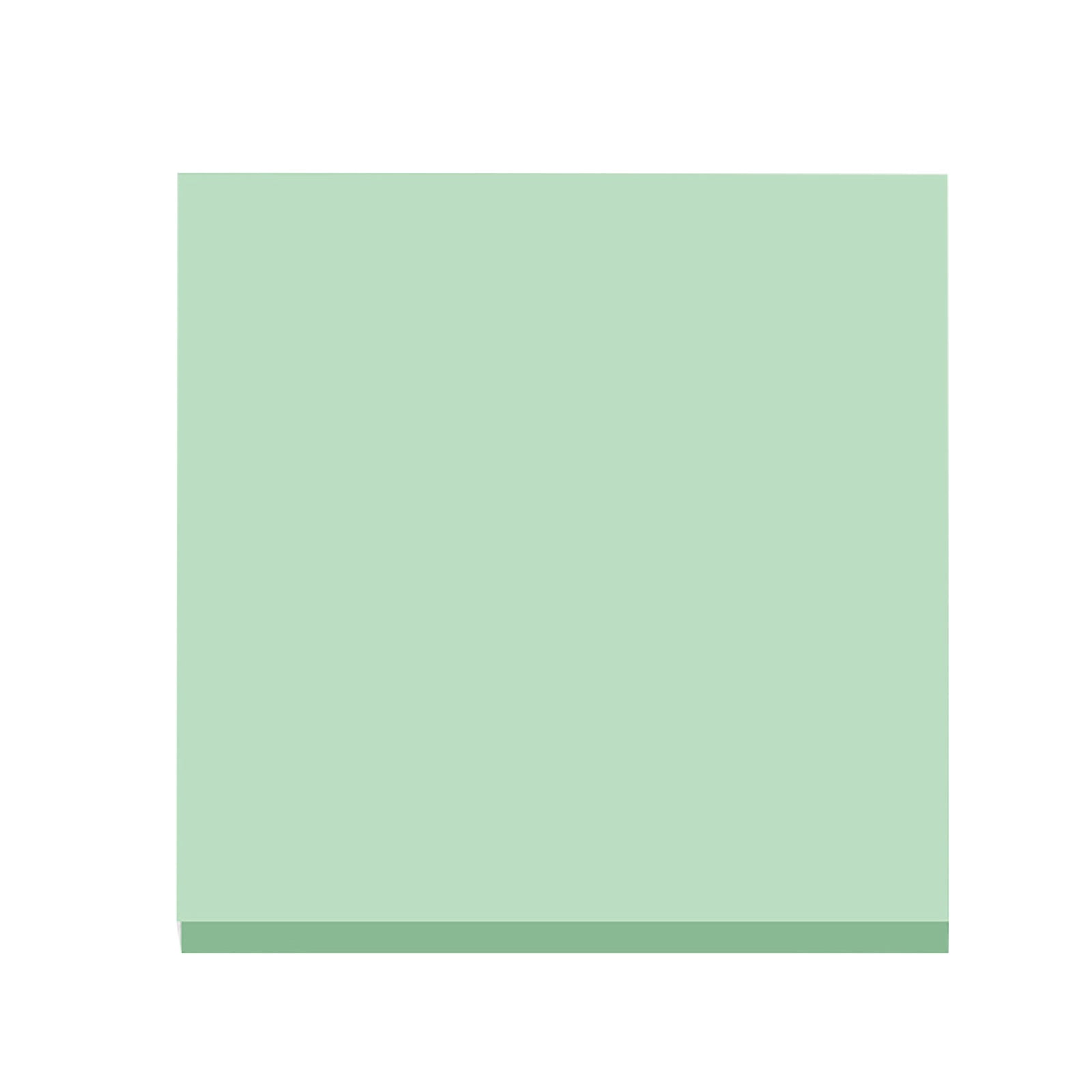 Premium 7.6 x 7.6 cm Sticky Notes Pad, Strong Adhesive Colourful Memo Pad, 100 Sheets for Office Home Reminders, Light Green