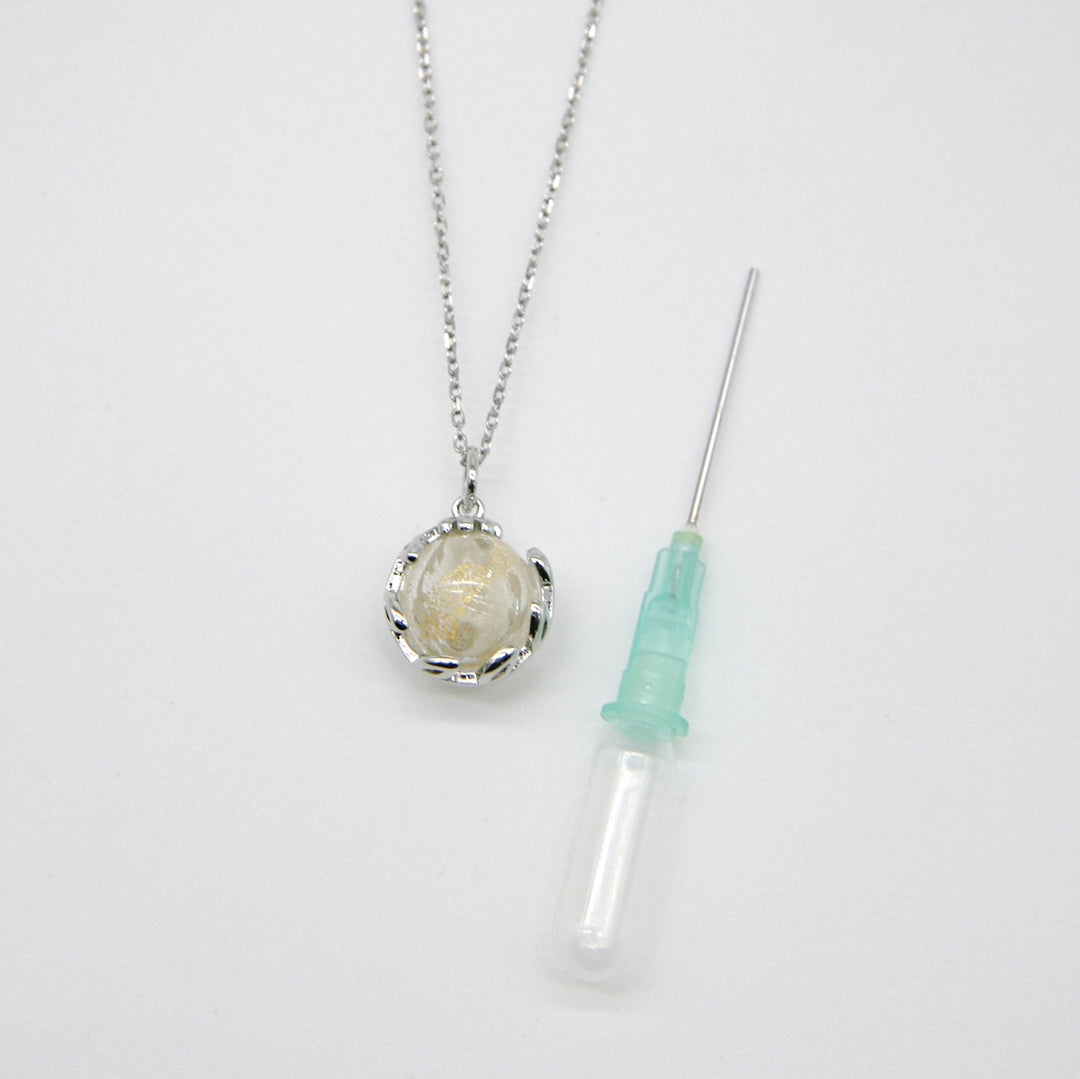 Gift Box - Aroma Necklace White Gold - Planet Stardust Crystal (Gold Clear) + Purify Oil Blend โ image 5