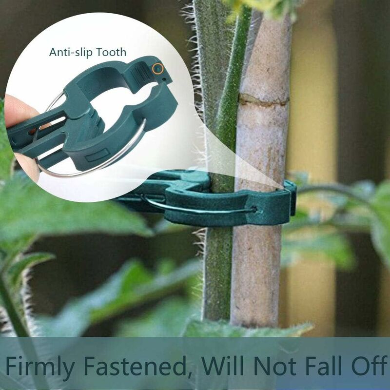 100 pcs Plant Clips, Spring Clips Plant Support For Tomatoes And Vine Vegetables — image 4