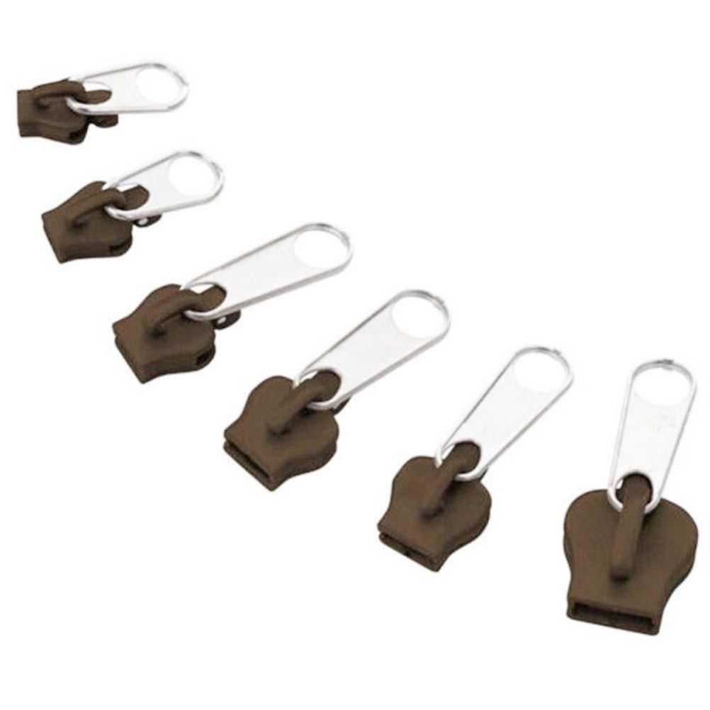 6Pcs Zip Slider Instant Repair Kit Replacement Zipper Pull Kit for Bags Jackets Luggage Backpacks โ image 4
