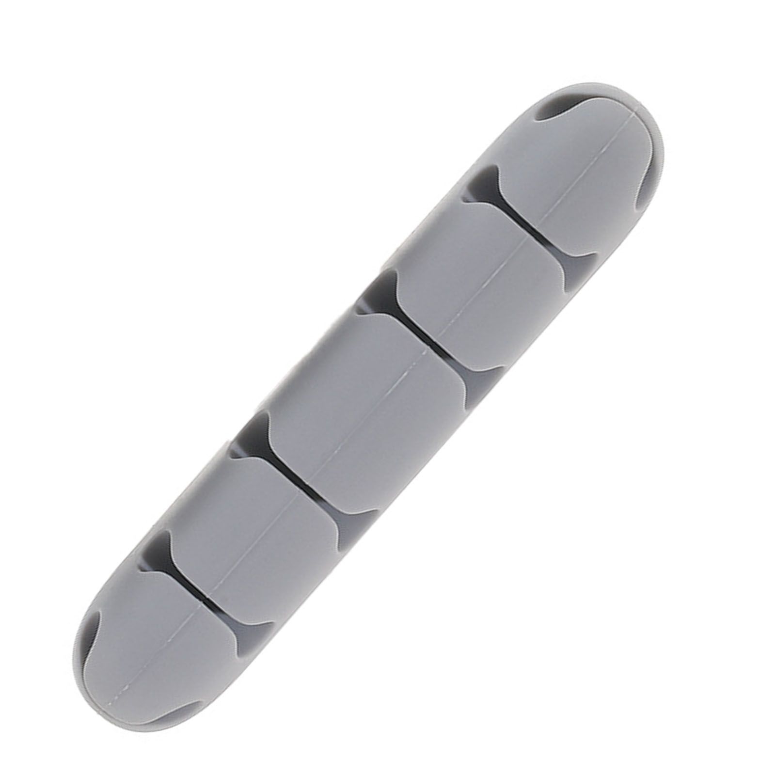 Charging Cable Holder Clip Silicone Adhensive Desktop Power Cord Clip for Data Cable Mouse Cable Grey L 10x2cm