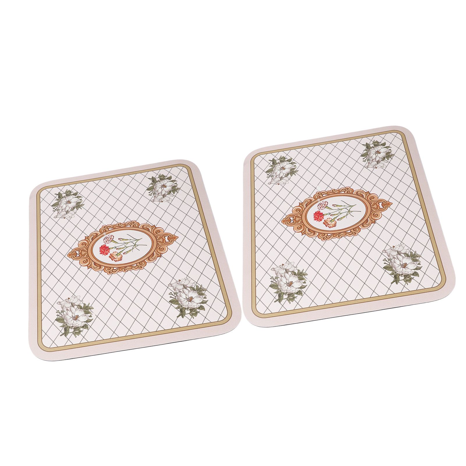 2PCS Coffee Mat Prevent Slip Waterproof Bottom Shockproof Absorbent Dish Drying Mat for Coffee Bar Accessories 50x60cm / 19.7x23.6in — image 4