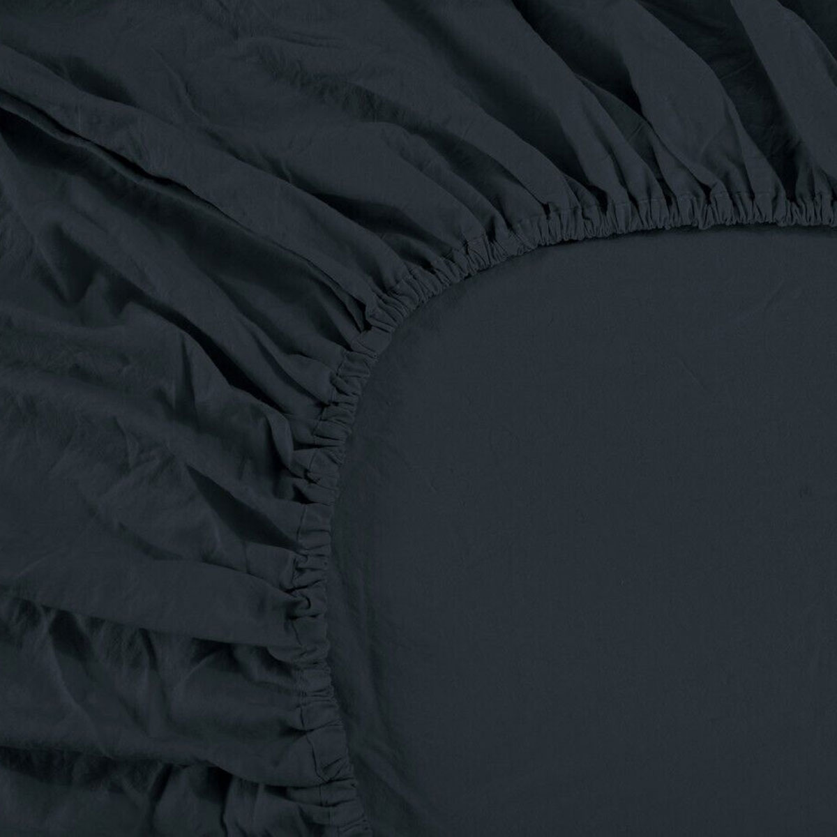 Ramesses 1000TC Linen Bamboo Fitted Sheet Combo Set Charcoal King — image 4