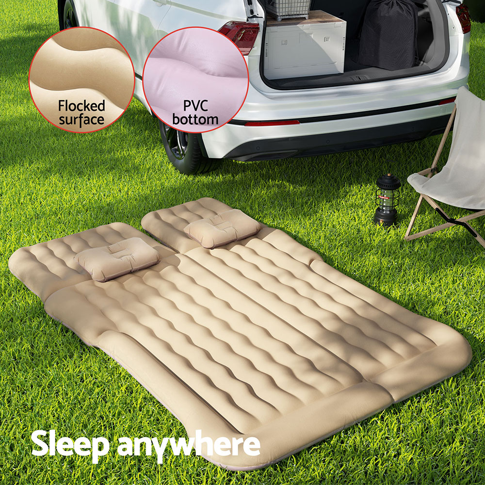 Weisshorn Car Mattress 175x130 Inflatable SUV Back Seat Camping Bed Beige โ image 6