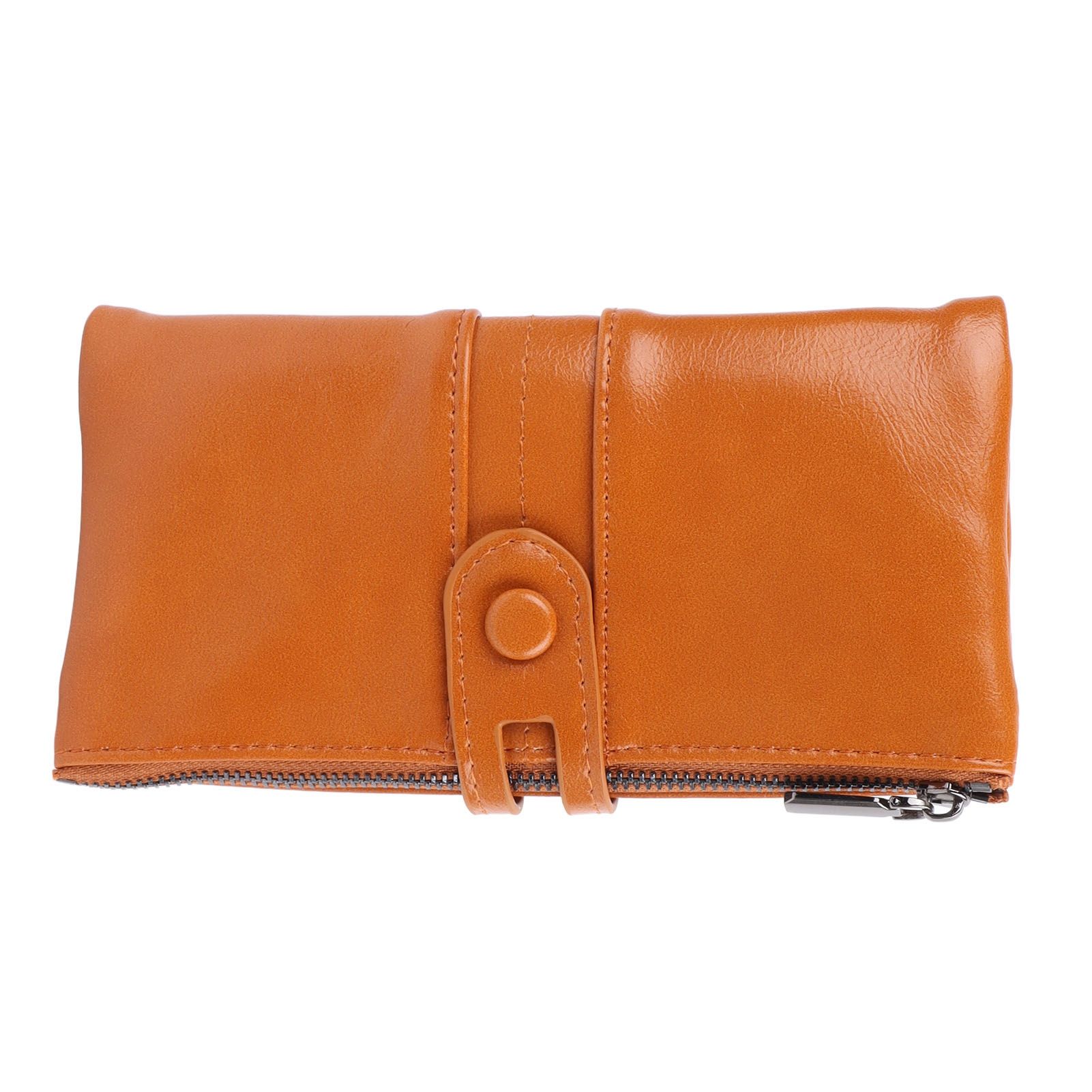 Women Wallet RFID Blocking Large Capacity Zipper Closure PU Leather Retro Style Lady Wallet โ image 6