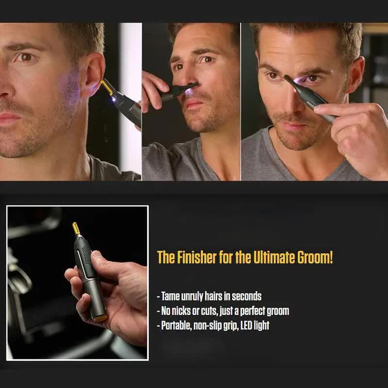 Electric Nose Hair Trimmer Men Portable USB Charging Waterproof Safe Clean Ultra-thin Precision and Ear Trimmer โ image 6