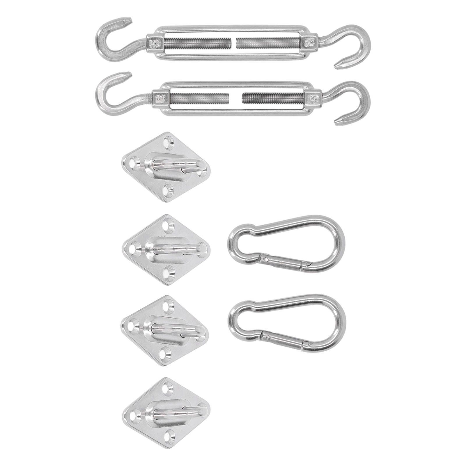 Sun Shade Sail Hardware Kit Canopy Installation Buckle Set for Rectangle and Square Awning 5mm โ image 5