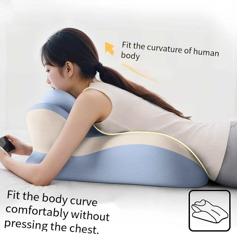 Bed Stomach-Sleep Pillow - Multi-functional Prone Position Pillow for Stomach Sleeping, Phone Use, Reading, Couples Fun Play, Intimacy Aid for Couples, Bed Hip โ image 4