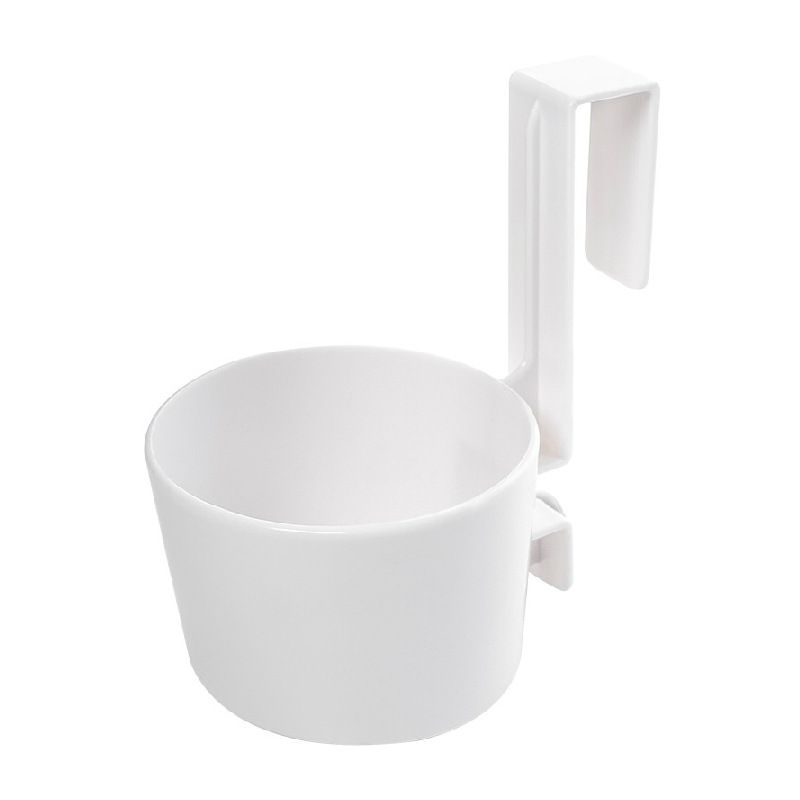 Hair Dryer Rack Over-The-Cabinet Hair Dryer Holder, Holster for Master, Guest, Kid's Bathroom, Vanity, White and grey(2pcs) — image 2