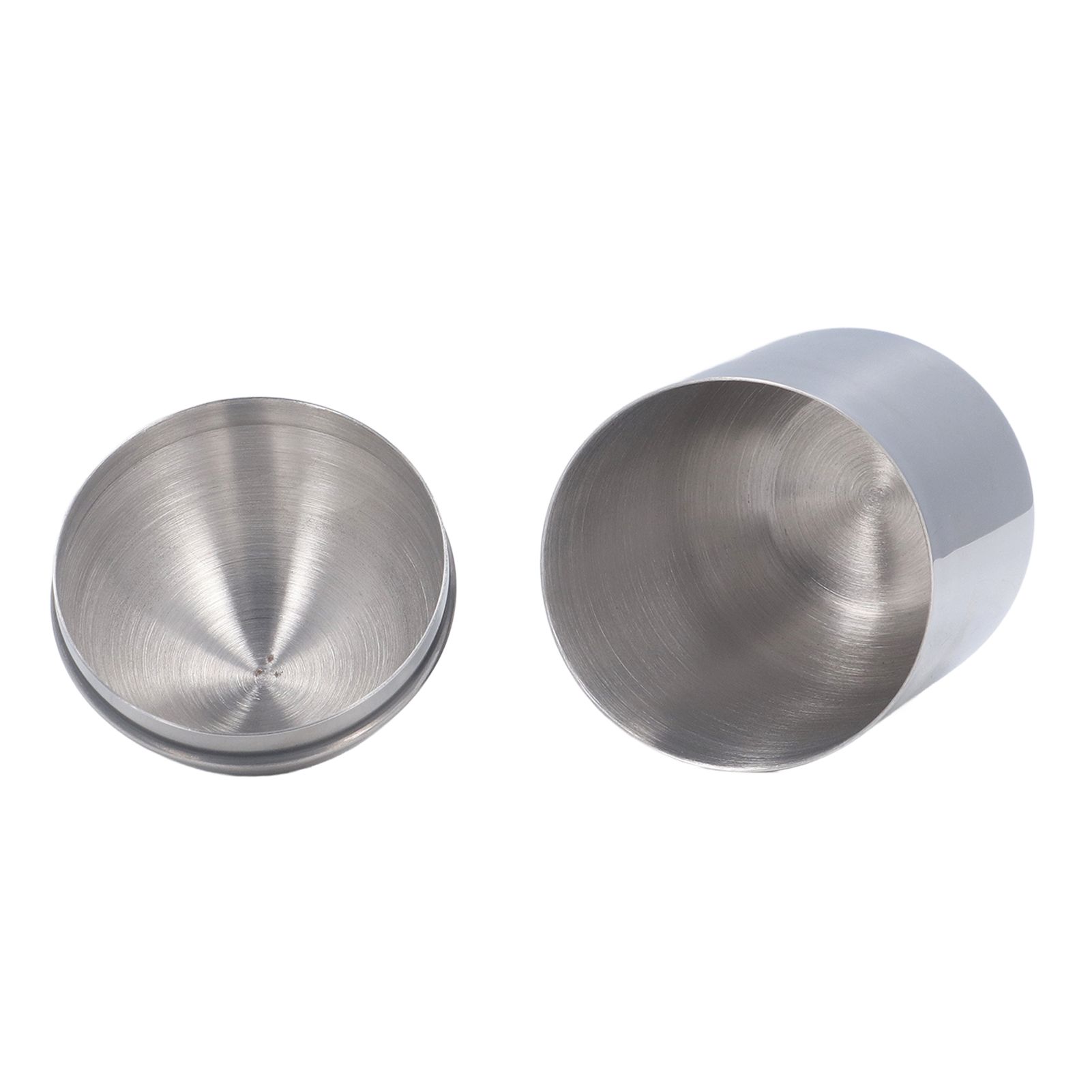 Cotton Swab Holders 304 Stainless Steel Light Luxury Dustproof Cotton Swab Canisters with Lid for Home Bathroom โ image 2