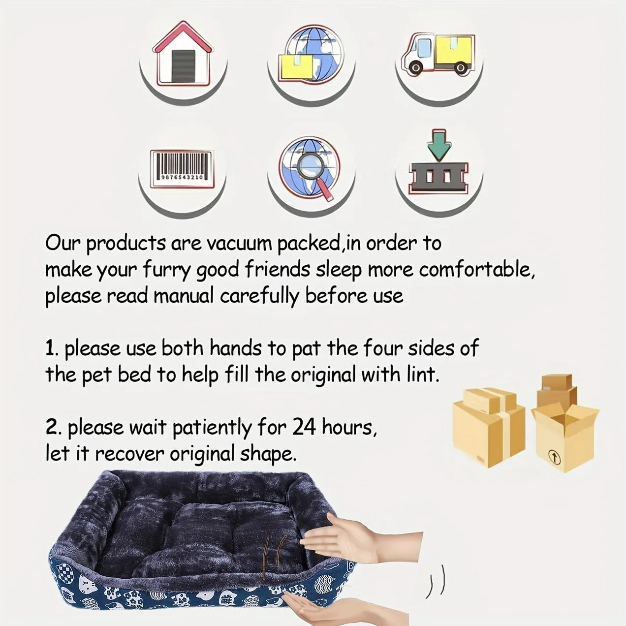 Blue Pet Dog Bed Sofa Mat for All Sizes — image 6