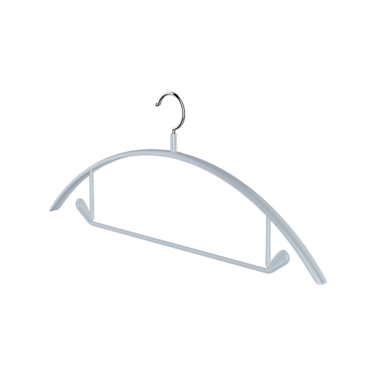 Premium Velvet Hangers, Heavyduty- Non Slip No Shoulder Bump Suit Hanger - Chrome Hooks,Space Saving Round Clothes Hanger for