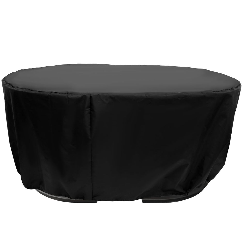 Stock Tank Cover for 300 Gallon Oval Stock Tank 420D Fabric Bathtub Outdoor Use Black