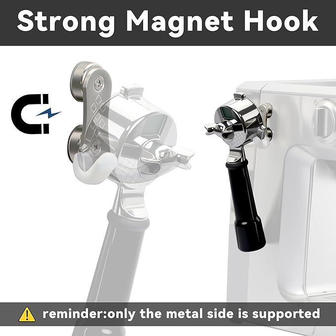 Magnetic Portafilter Holder for Metal Wall Surface, Espresso Accessories Organizer Tools Compatible with Ninja Luxe Cafe, Breville Coffee Machine โ image 3