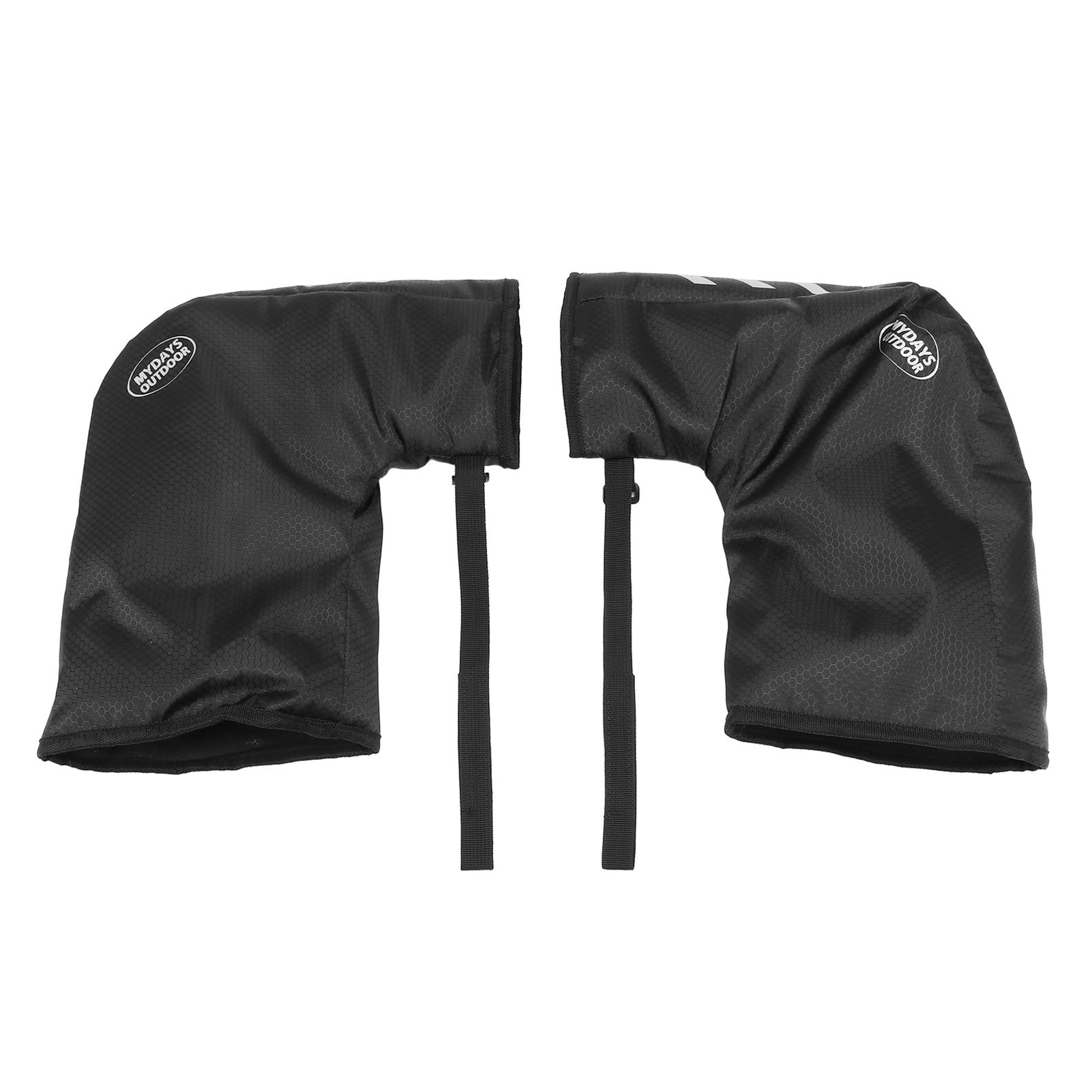One Pair Bike Handlebar Gloves Waterproof Reflective Bike Handlebar Hand Protector for Winter Cycling — image 4