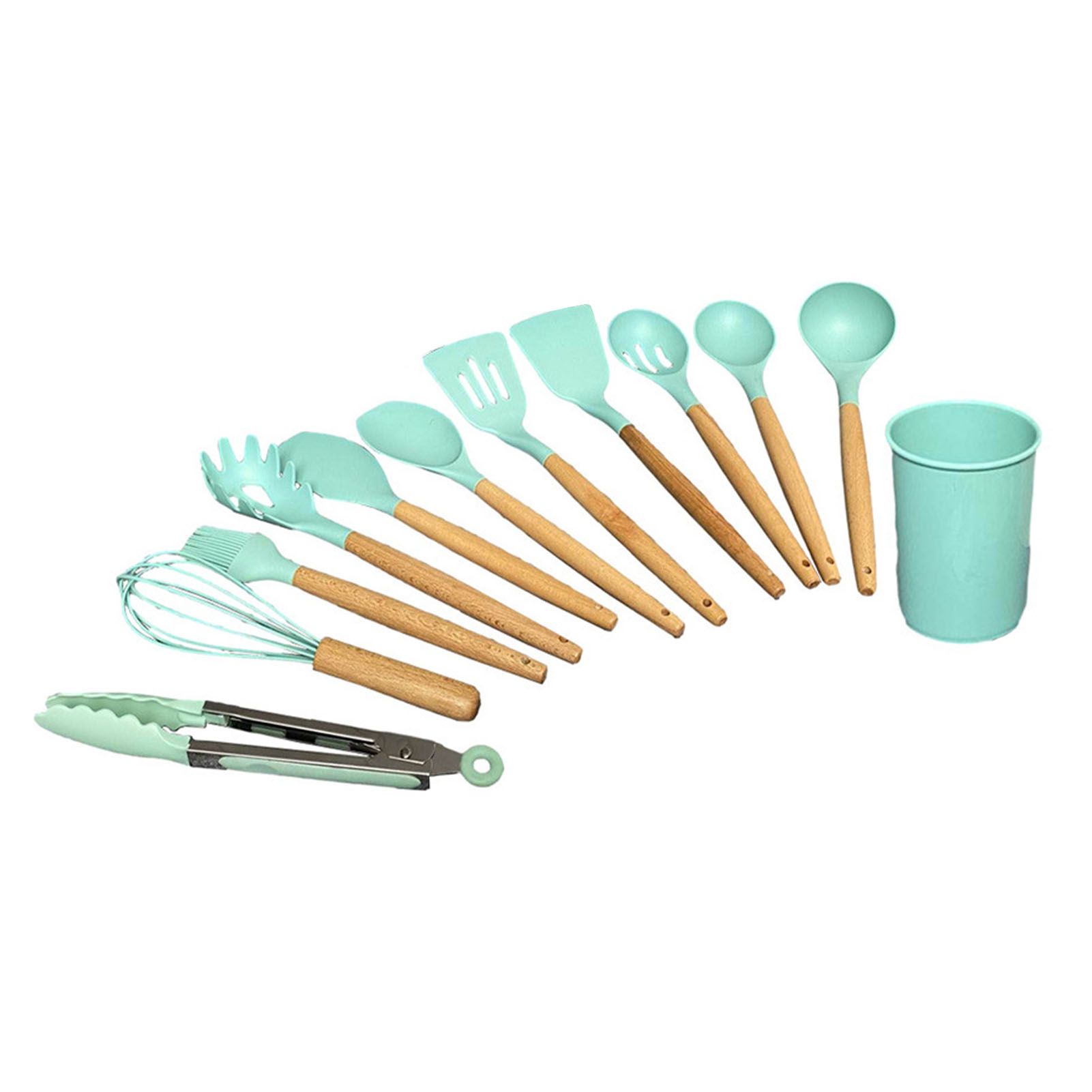 12pcs Nylon Cooking Utensil Set BPA Free Heat Resistant Prevents Stick Kitchen Utensil Set for Kitchen Tool — image 3