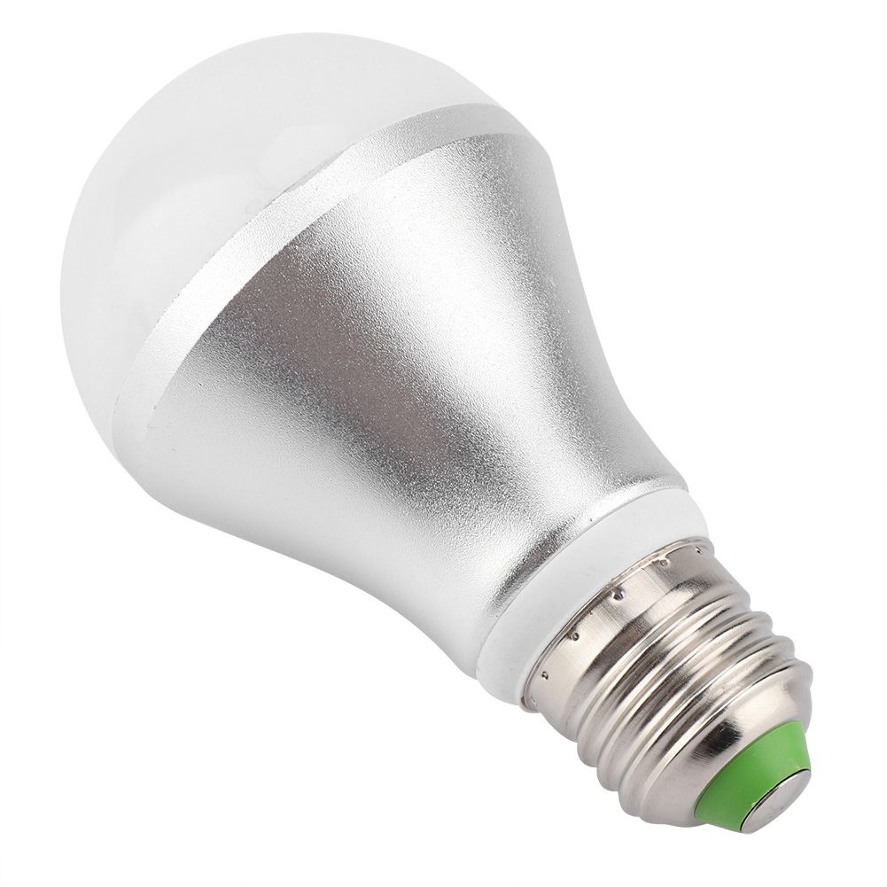 E27 5W LED Automatic Sensor LED Light Control Bulb Lamp 6500K AC85-265V โ image 2