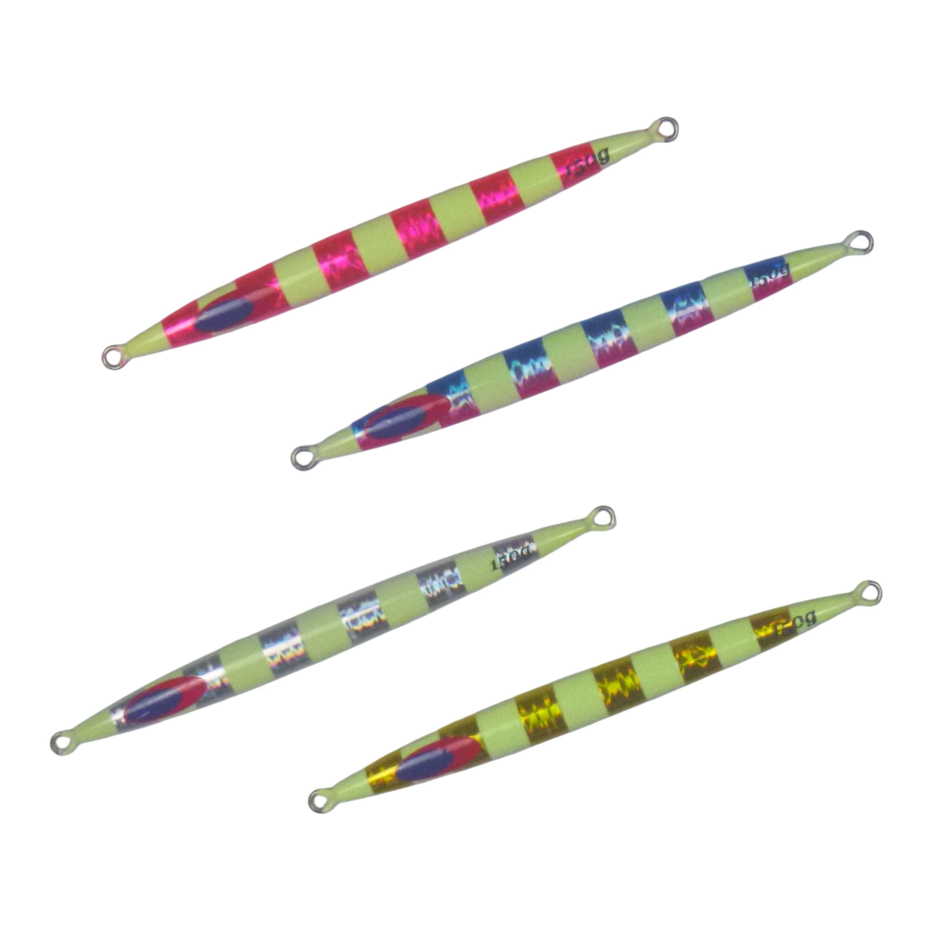 Finesse Lumo Fastdrop Jig, 150gm, Gold Stripe, Qty 2 โ image 2