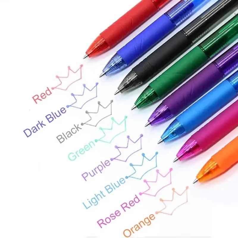 8-Pack Erasable Gel Ink Pens, Multi-Color Erasable Pens — image 2