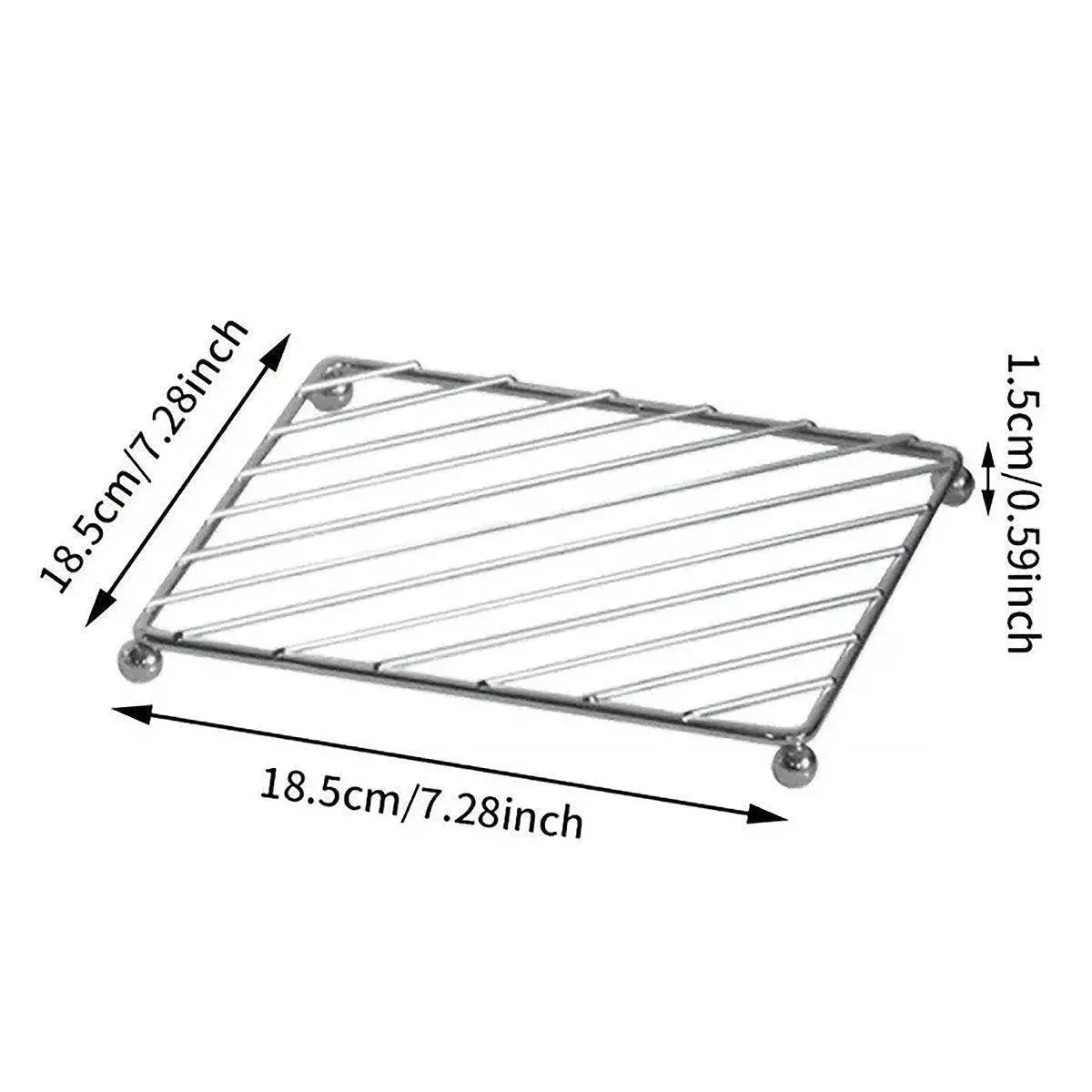 3PCS Kitchen Heat Insulation Mat Non Slip Pot Holder Anti Scalding Cooling Rack โ image 3