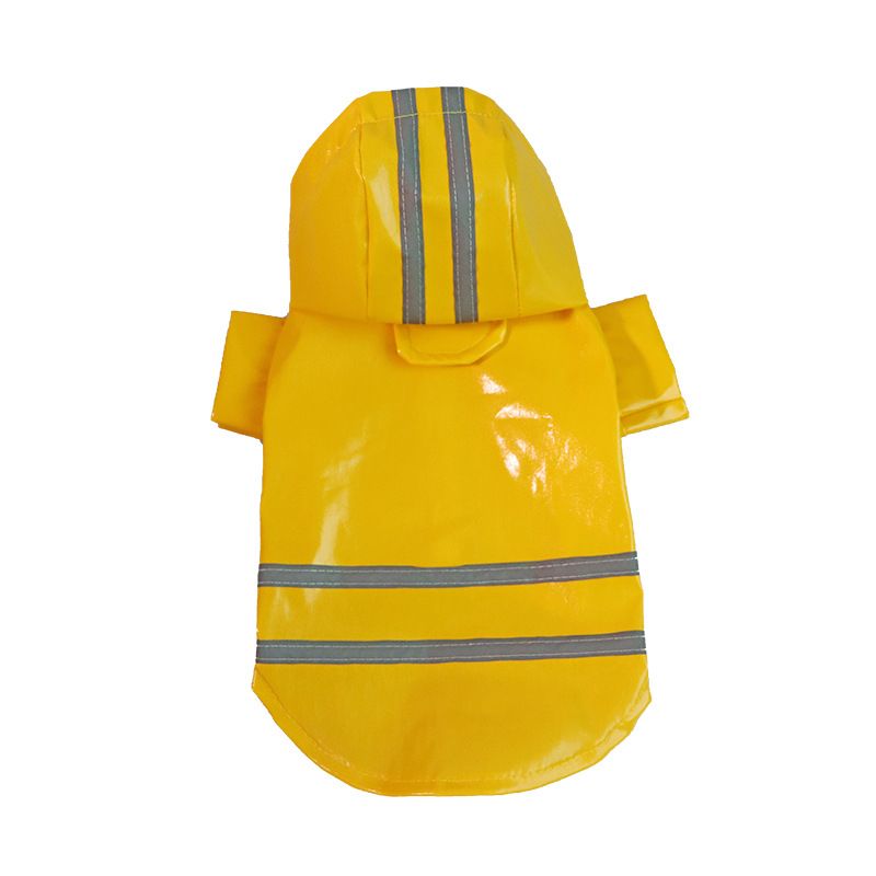 2PCS Dog Raincoat Hooded Slicker Poncho for Small to Dogs and Puppies M-yellow+blue-Waterproof Dog Coat Pet Apparel Poncho — image 2