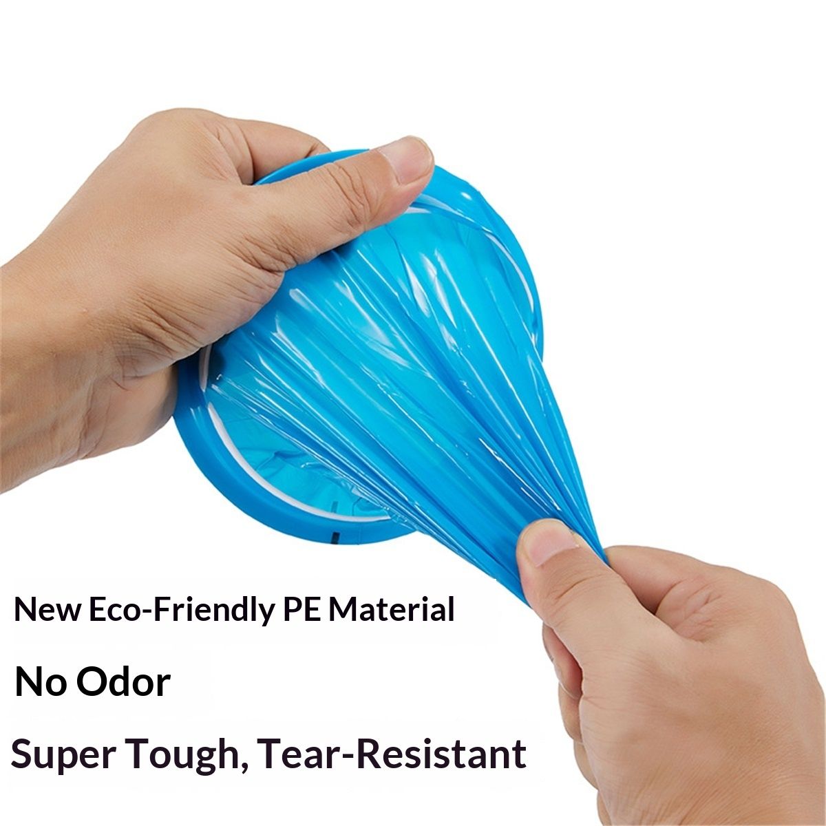 60 Pack Barf Bags Disposable, Portable Bags, 1000ml High Density Blue, Leak Resistant Perfect for Morning Sickness, Kids, Adults, Pregnant Women, Taxis β image 3