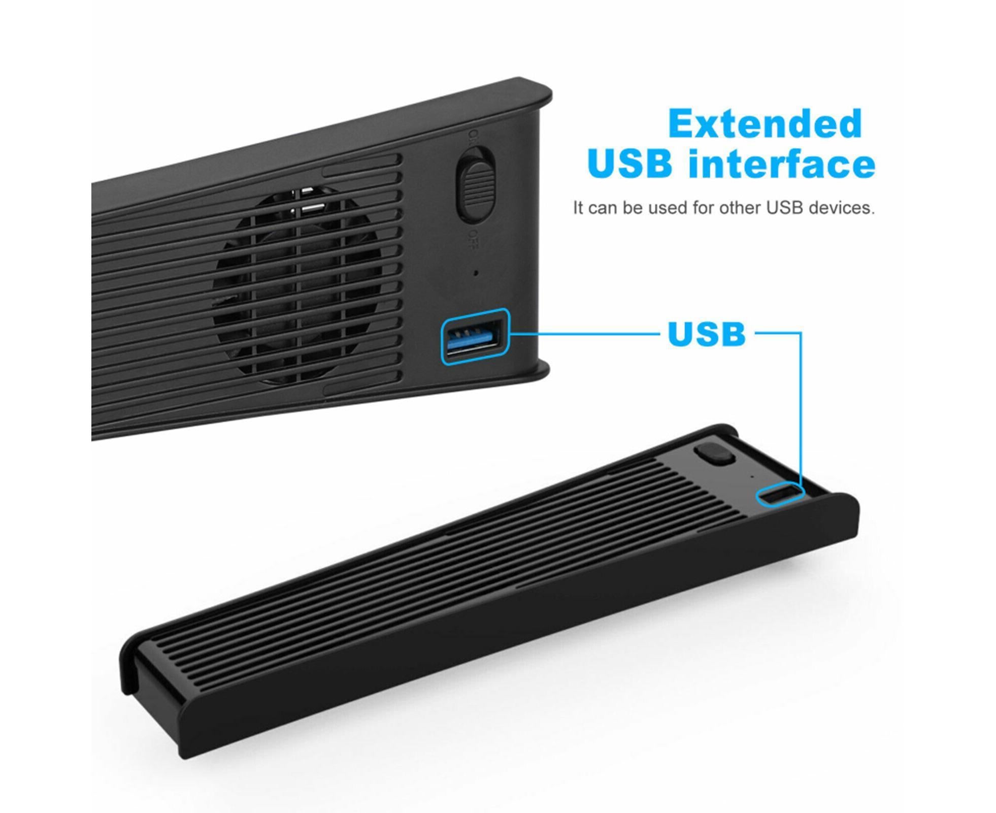 Portable 3 Fans Game Console Cooling Fan Playstation Accessories for PS5 DE/UHD Version Black โ image 5