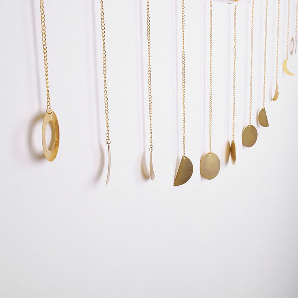 Moon Phase Garland Hanging Moon Phase Decoration Lunar Wall Ornaments — image 5
