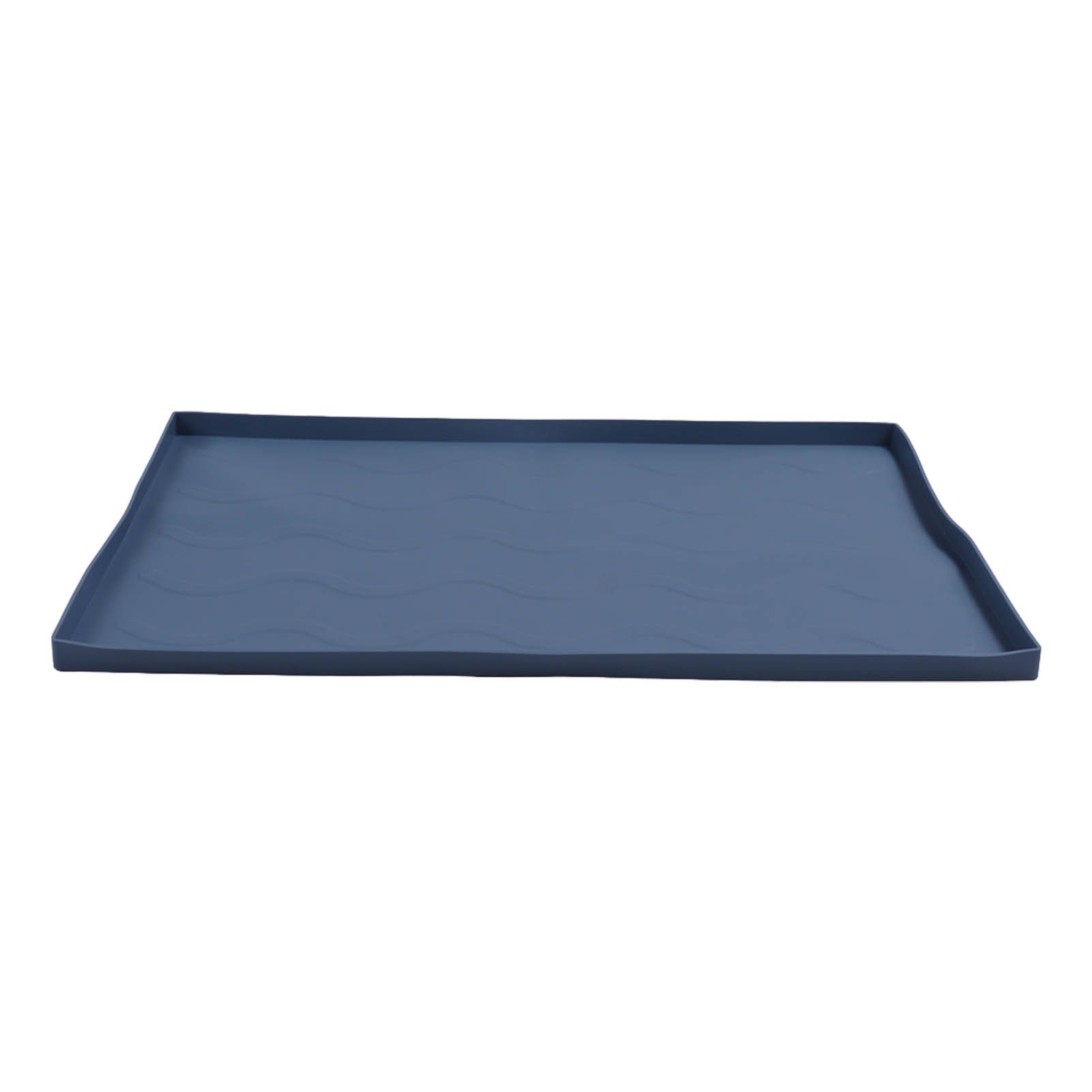 Grill Mat Silicone Blackstone Griddle Top Cover Anti Sticky Grill Protective Cover Mat 22inch Dark Blue — image 5
