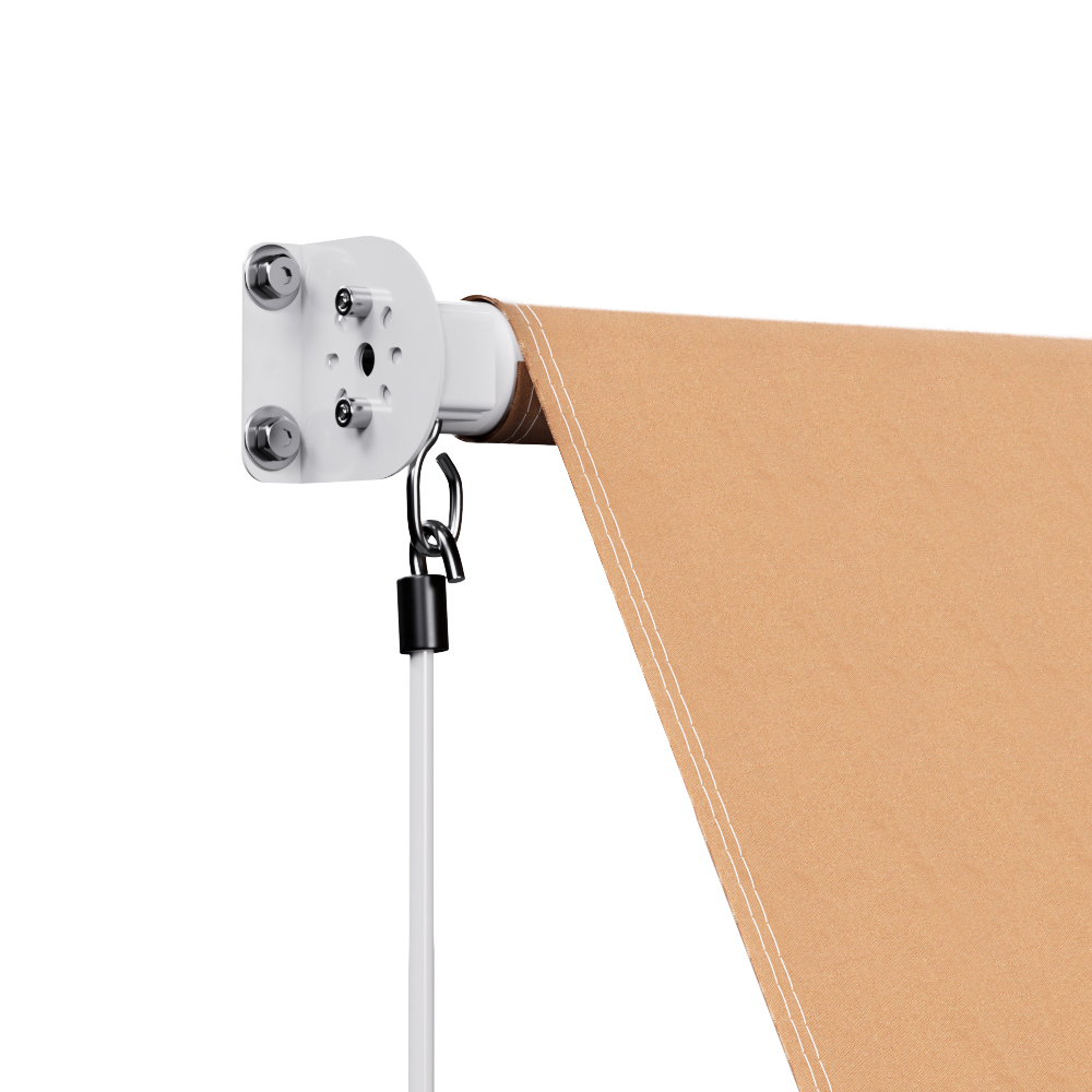 Instahut Window Fixed Pivot Arm Awning Outdoor Retractable Canopy 2.1X2.1M Beige โ image 3