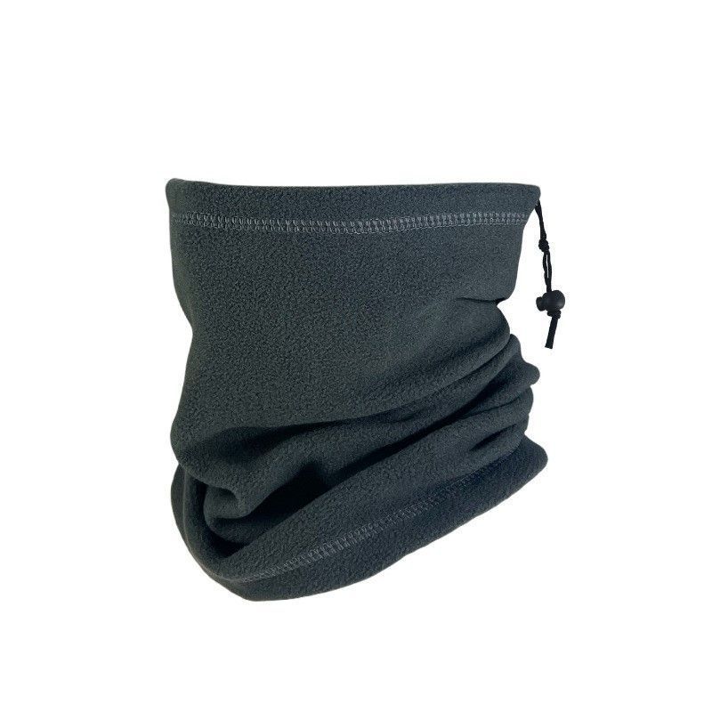 Practical Outdoor Winter Present Polar Fleece Drawstring Neck Tube, Dark Grey, Cold Resistant Face Cover ā image 2