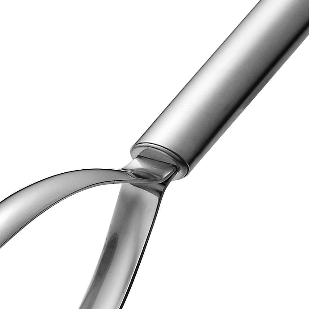 Potato Masher,Professional 18-10 Stainless Steel Potato Masher.Garlic Press,Cooking and Kitchen Gadget โ image 4