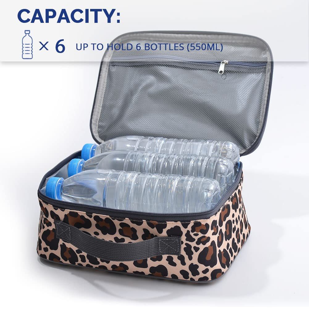Insulated reusable lunch bags for boys and girls, insulated lunch boxes with waterproof lining, school hot and cold lunch boxes — image 3