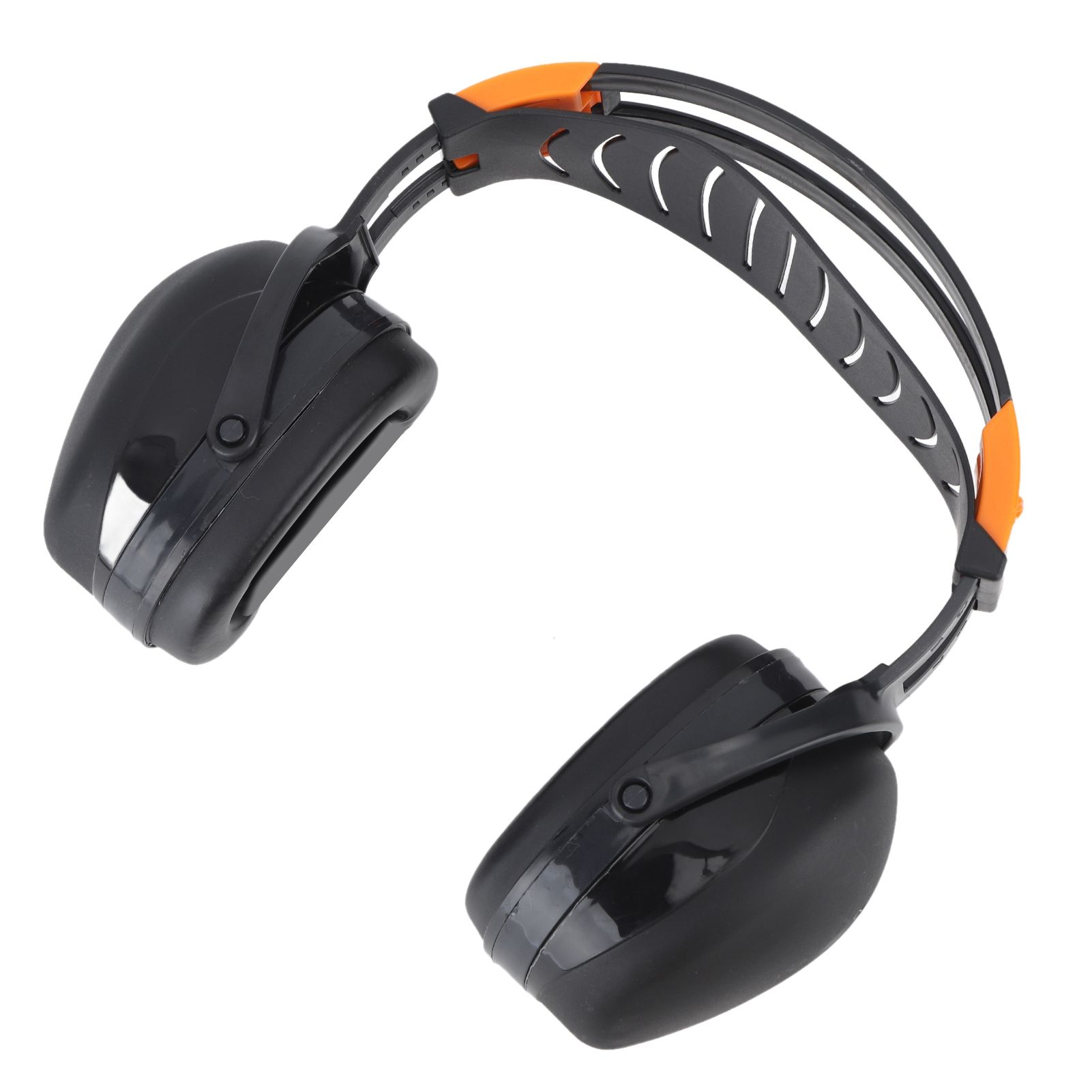Noise Reduction Earmuffs Foldable Lightweight Hearing Protection Safety Over Head Ear Muff for Garden Shooting Mowing Black — image 5