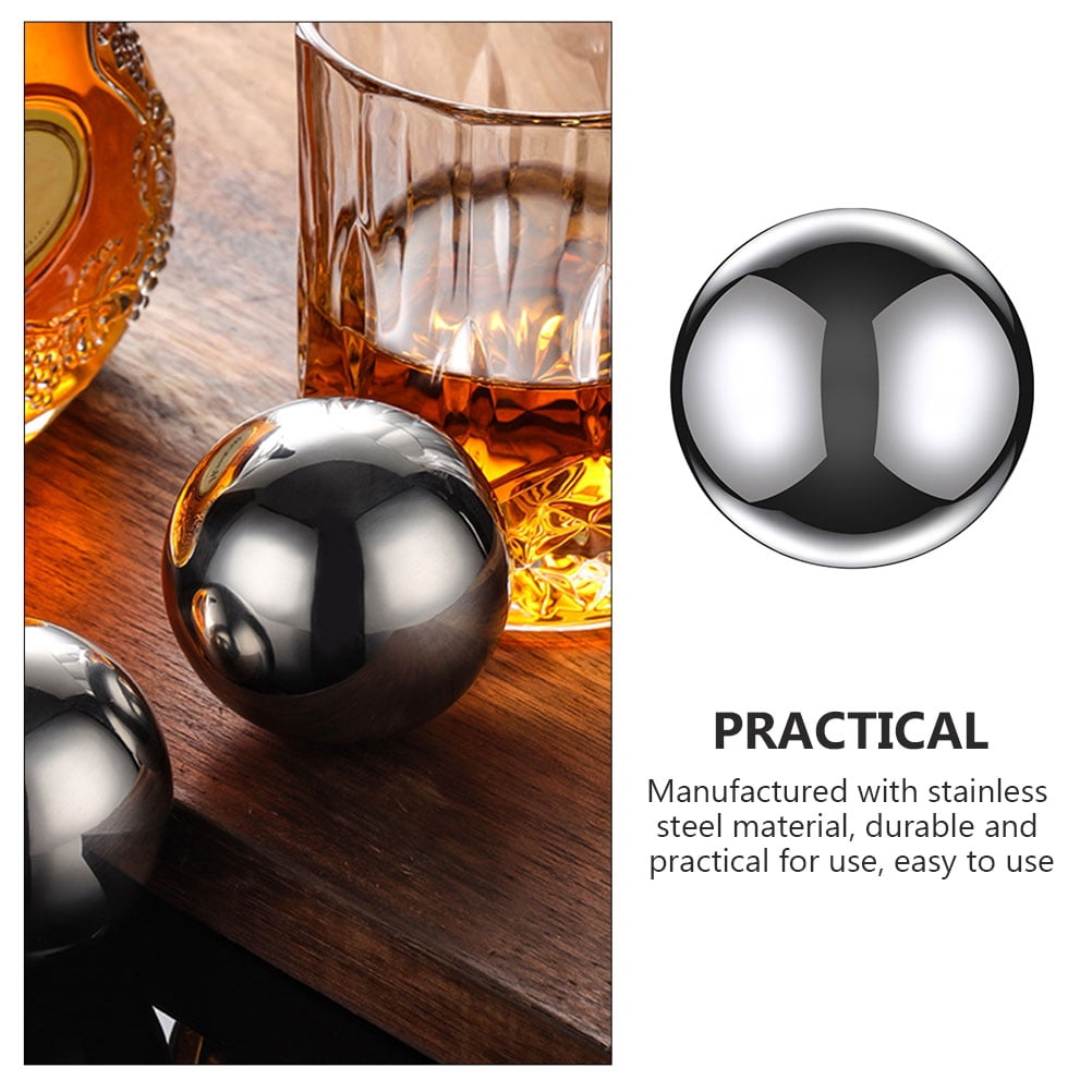 Set of 8 Reusable Stainless Steel with Smooth Edges for Bar and Beverage Cooling โ image 5
