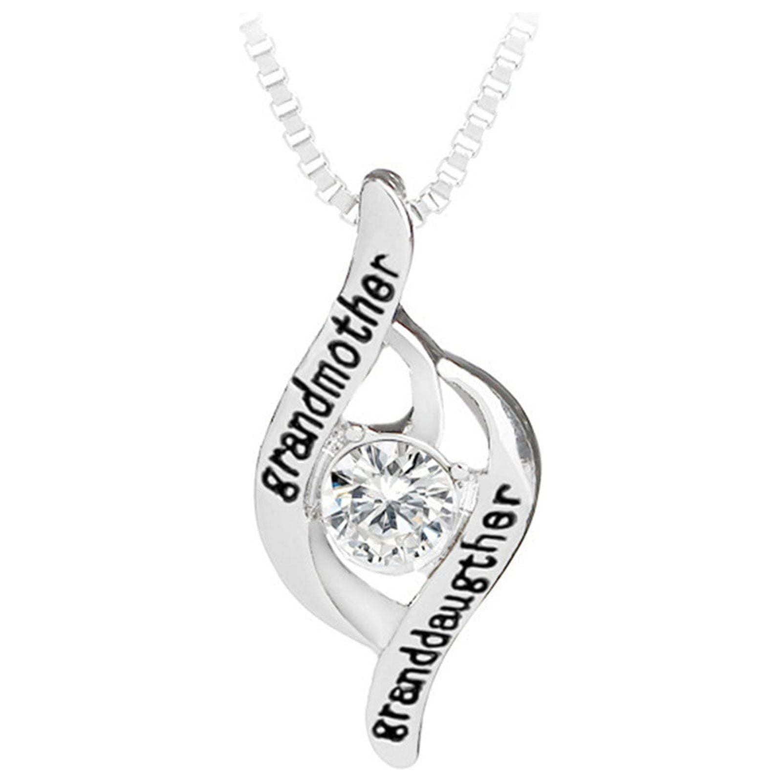 Best Gifts for Women, Mother's Day Gifts for Grandma 925 Silver Mom Necklace Birthday Mother Day Jewelry Gifts for Grandma from GrandDaughter GrandSon — image 6