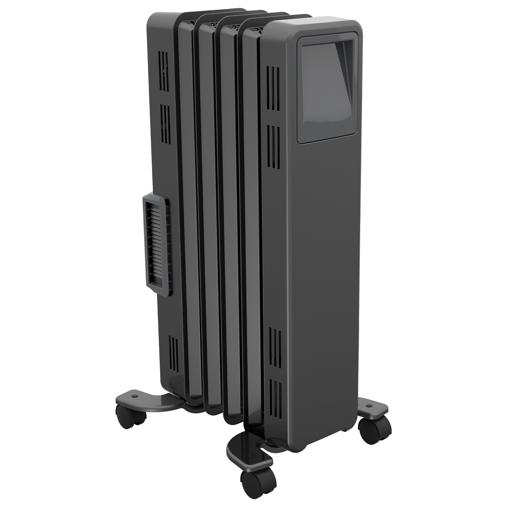 Dimplex 1.5kW Oil Free Column Heater - Portable Electric Radiator w/ Turbo Fan, Thermostat & Timer - Black — image 3