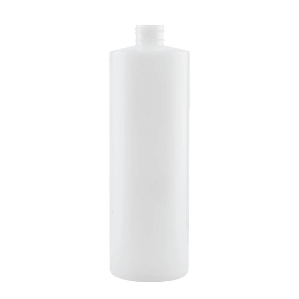 Kitchee 1x 250ml Natural HDPE Round Bottle + 28/410 Caps - Empty Plastic Food Storage — image 2