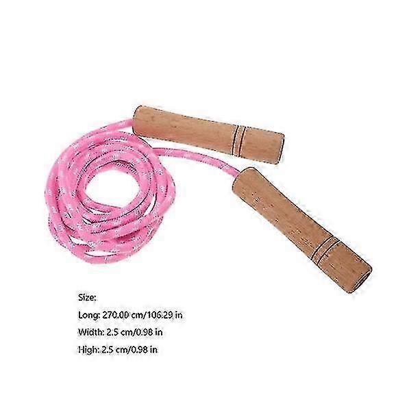 2pcs Sport Ropes Jump Ropes Daily Use Jump Ropes Fitness Jump Ropes Exercise Supply - Green Pink — image 3