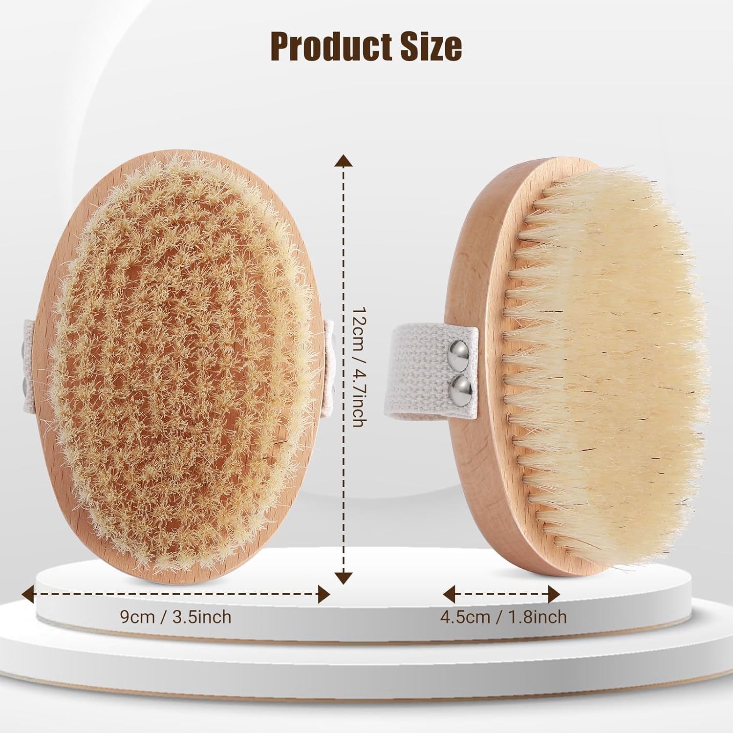 Soft Boar Bristle Pet Palm Brush for Short Haired Dogs and Cats with Band, Reduce Shedding, Ergonomic Dog Brush, Easy to Hold and Reduces Stress On Your Wrist — image 6