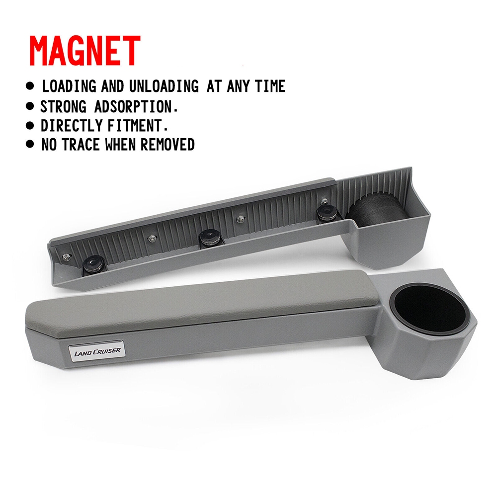 Upgraded Magnet Door Armrest Cup Holder For Land Cruiser 70 76 79 Series Hj75 — image 4